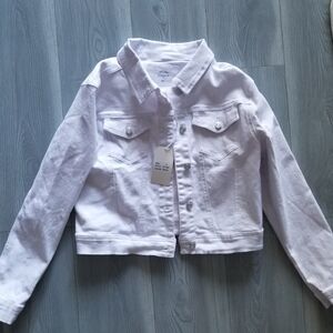 White Jean jacket NWT size XL